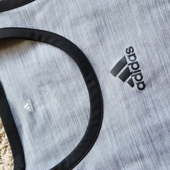 adidas Other - Adidas gray with black accent athletic tank top mens size small